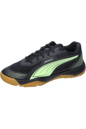 PUMA Unisex Kinder Solarflash Iii Jr Indoor Court Shoe, Black Fizzy Apple, 38 EU