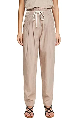 ESPRIT Collection Damen 042eo1b327 Hose, Light Taupe, 38 EU