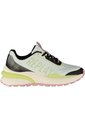 Replay Damen Sneaker Sportlich, Mehrfarbig (Lt Green Black 3319), 35