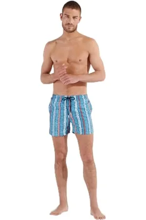 Hom Herren Harrisson Badeshorts Board-Shorts, , 48