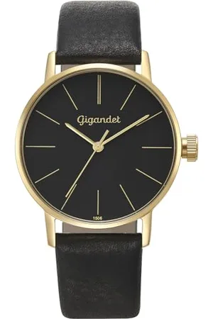 Gigandet Damen Analog Japanisches Quarzwerk Uhr mit Leder Armband AVG43-17