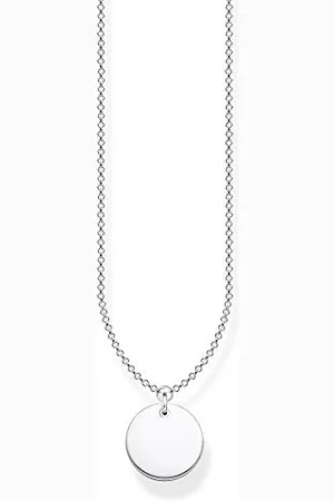 Thomas Sabo Damen Halskette mit Coin 925 Sterlingsilber 40-45 cm Länge KE1958-001-21-L45V