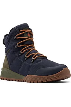 Columbia Fairbanks WP Omni-Heat wasserdichte Schneestiefel für Herren, Blau (Abyss x Dark Adobe), 40.5 EU