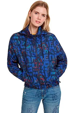 Desigual Damen 19WWEWAL500040 Jacken, Blue, 40