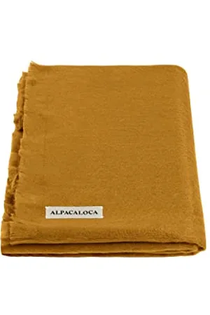 Alpaca Loca S Ocher H Scarf, Yellow, One Size