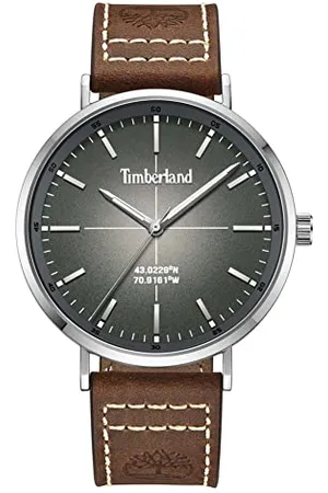 Timberland Herren Analog Quarz Uhr mit Leder Armband TDWGA2231101