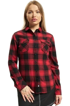Brandit Women Amy Flannel Shirt Long S, Farbe: , Größe: S