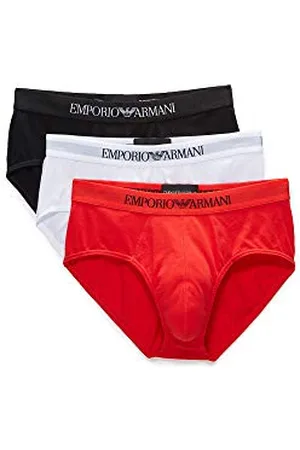 Emporio Armani Emporio Armani Error:#REF! Error:#n/A Slip, Weiß/Rot/Schwarz, XL EU