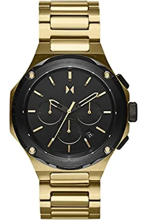 MVMT Chronograph Quarz Uhr für Herren mit Gelbgoldfarbenes Edelstahlarmband - 28000150-D