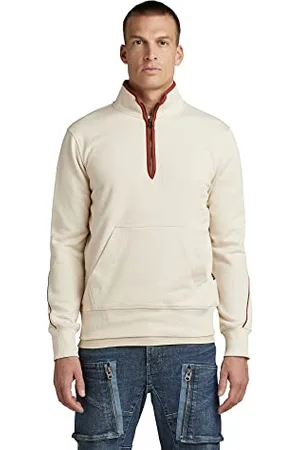 G-Star RAW Herren Half Zip Binding Sweatshirt, , XS