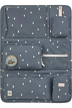 LÄSSIG Autoorganizer Autorücksitzorganizer Rücksitztasche für Auto zum Hängen zusammenklappbar/Car Wrap-to-Go