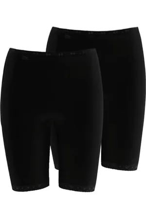 Sloggi Damen Basic+ Long 2P, Black, 40