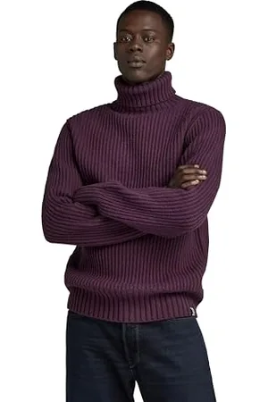 G-Star RAW Herren Essential Turtle Knitted Pullover, , L