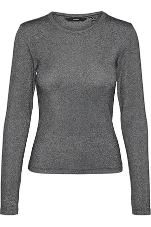 VERO MODA VMCHLOE LS Lurex Short TOP JRS NOOS