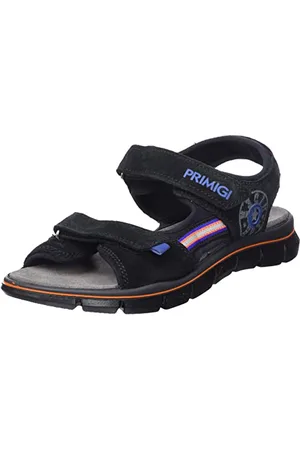 Primigi Herren Tevez Durchgängies Plateau Sandalen, Nero, 37 EU