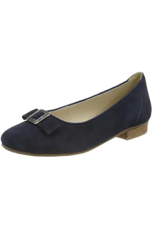 Hirschkogel by Andrea Conti Damen 3006826 Geschlossene Ballerinas, Blau (Dunkelblau 017)