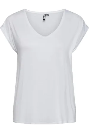 Pieces® Damen PCBILLO Tee SOLID NOOS BC 17078732, Bright WhiteL