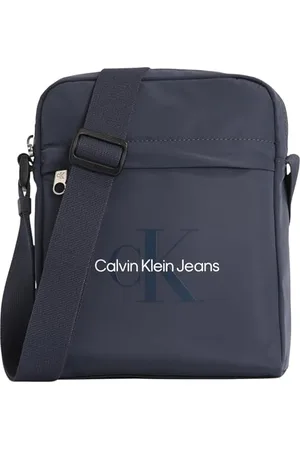 Calvin Klein Herren Umhängetasche Sport Essentials Reporter mit Reißverschluss, Blau (Ombre Blue), Einheitsgröße
