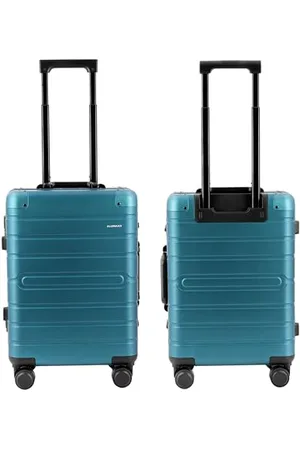 Alumaxx 45189 Reisetrolley Gravity, Rollkoffer Aluminium, Reisekoffer Alu mit TSA-Schloss, Trolley mit 4 Leichtlaufdoppelrollen 360°, Kofferfach mit herausnehmbarer Trennwand, , 56 x 37 x 21 cm