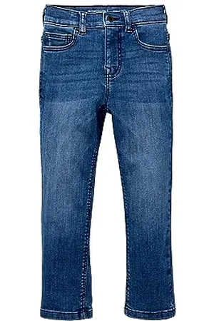 TOM TAILOR Jungen 1037915 Straight Fit Jeans, 10119-Used Mid Stone Blue Denim, 98