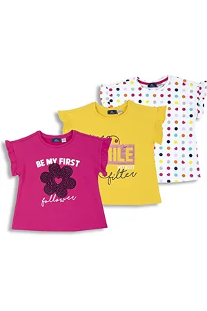 chicco Set Kurzarm T-Shirt aus Baumwolle, T-shirts Mädchen, , 6 jahre (pack of 3)