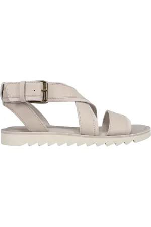 TOMS Damen Sidney Tread Flache Sandale, Putty, 38 EU