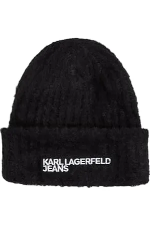 Karl Lagerfeld Damen, Pelzige Logo-Mütze, , Einheitsgrösse