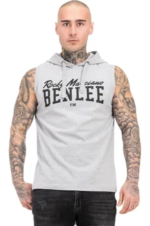 Benlee Herren ärmelloses T-Shirt mit Kapuze Normale Passform Darry 3XL