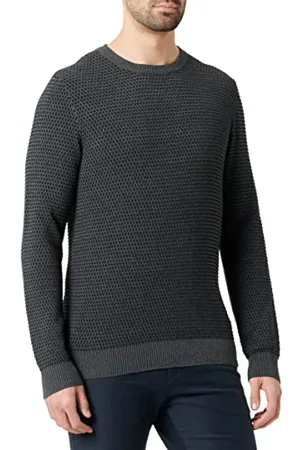 JACK & JONES Male Strickpullover Einfarbig Strickpullover