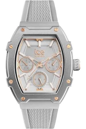 Ice-Watch Ice boliday Grey Shades - Graue Damenuhr mit Silikonarmband - 022862 (Small)