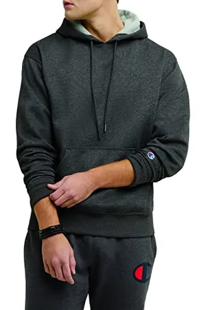 Champion Herren, Powerblend, Fleece Comfortable Hoodie, Sweatshirt for Men (Reg. Or Big & Tall) Kapuzenpullover, , Large