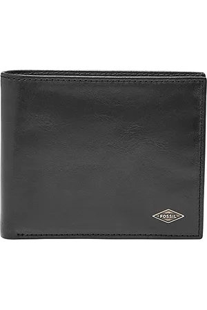 Fossil Herren Ryan Leder RFID-Blockende Bifold Geldbörse mit Münzfach für Männer