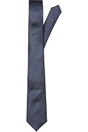 SELECTED Herren Slhnew Texture Tie 7cm Noos B Krawatte, Dark Sapphire, Einheitsgr e EU