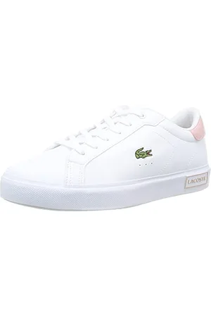 Lacoste Jungen Unisex Kinder 41SUI0014 Sneakers, Wht/Lt Pnk, 19.5 EU