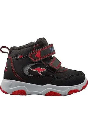 KangaROOS KS-Freezer V RTX Stiefel, Jet Black/Fiery red, 24 EU
