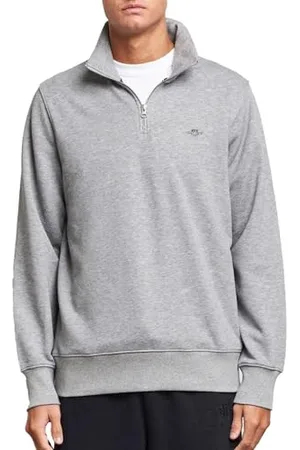 GANT Herren REG Shield Half Zip Sweat Sweatshirt, , Standard
