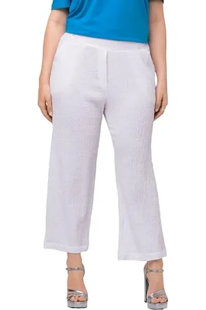 Ulla Popken Damen Hose, Bubblestruktur Freizeithose, , 32W / 32L