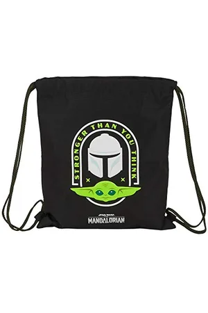 Safta The Mandalorian, Schwarz/neon-grün, Talla única, Rucksack