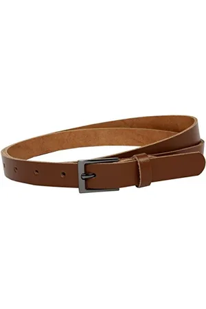 Vascavi Ledergürtel echt Leder, Made in Germany, 2 cm breit und ca. 0.25 cm stark, Gürtel, Hüftgürtel, Jeansgürtel, (90 cm Gesamtlänge 100 cm, )