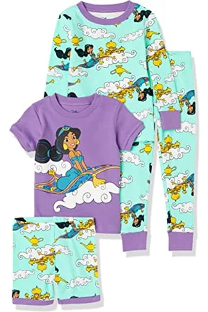 Amazon Disney | Marvel | Star Wars Mädchen Pyjama-Set, 4-Teilig (Zuvor Spotted Zebra), , 4 Jahre