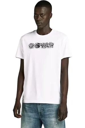 G-Star RAW Herren Distressed Logo T-Shirt, , L