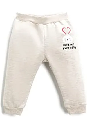 Koton Baby - Mädchen Printed Jogger Elastic Waistband Sweatpants, , 3-4 Jahre EU