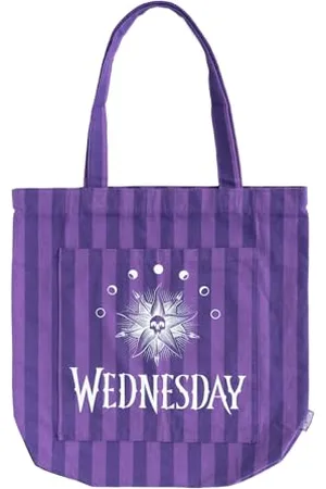 Grupo Erik Shopper Baumwolltasche Wednesday Addams Tasche - Einkaufstasche Tote Bag Offizieller Netflix Wednesday Fanartikel