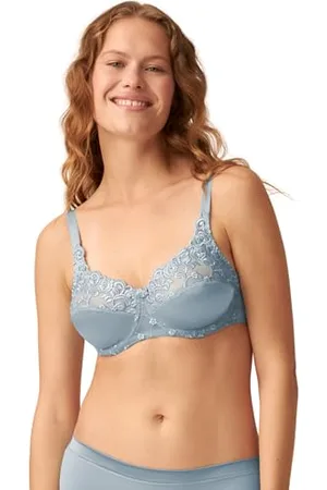 NATURANA ® Hochwertiger Damen BH mit Bügel [Cup B-E] BH sehr guter Halt bei schönem Dekolleté | 75 E