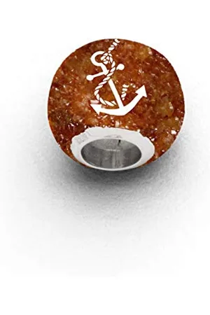 DUR Anhänger für Halsketten und Armbänder Ostsee Bernstein, aus 925 Sterling Silber, B: 11 mm, P3599