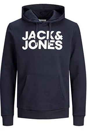 JACK & JONES Herren Jjecorp Logo Sweat Hood Noos Kapuzenpullover, , XXL