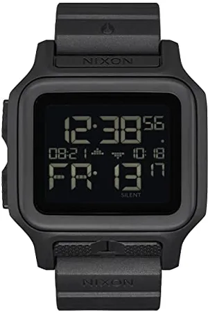 Nixon Herren Digital Japanisches Automatikwerk Uhr mit Polykarbonat Armband A1170-001-00