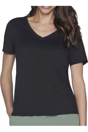 Skechers Damen Godri Serene Vneck Top T-Shirt, , XXL