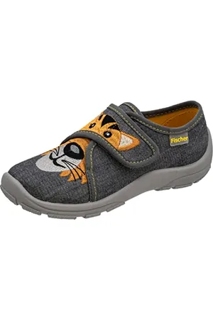 Fischer Jungen, Kinder, Pantoffeln, Hausschuhe,hausschlappen,hauslatsch,pantine,treter,finken,schlapen,patschen,Erde,28 EU / 10.5 UK