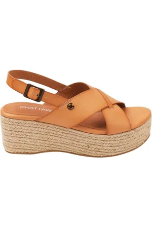 Chattawak Damen 11martialcamelbeige36 Sandale mit Absatz, , 36 EU